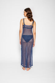 Robe cache-cœur de plage en crochet Zuma