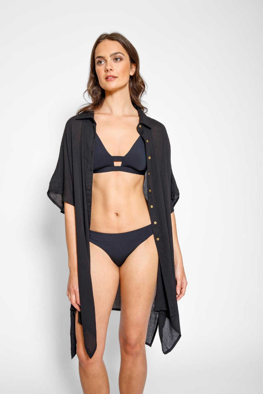 Robe grande chemise Miami