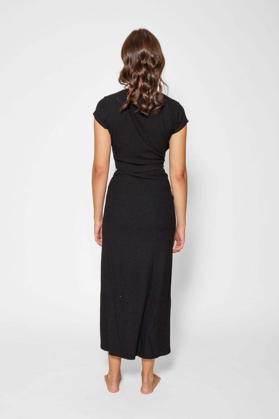 Laguna Rib Twisted Crop Top