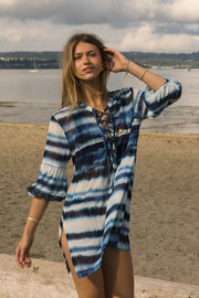 Robe Escape Mesh en dentelle sur le devant