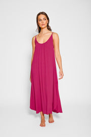 Robe mi-longue fendue sur le côté Miami
