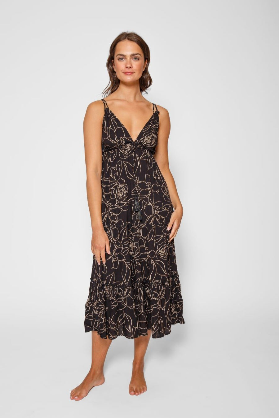 Robe à volants Miami Shine