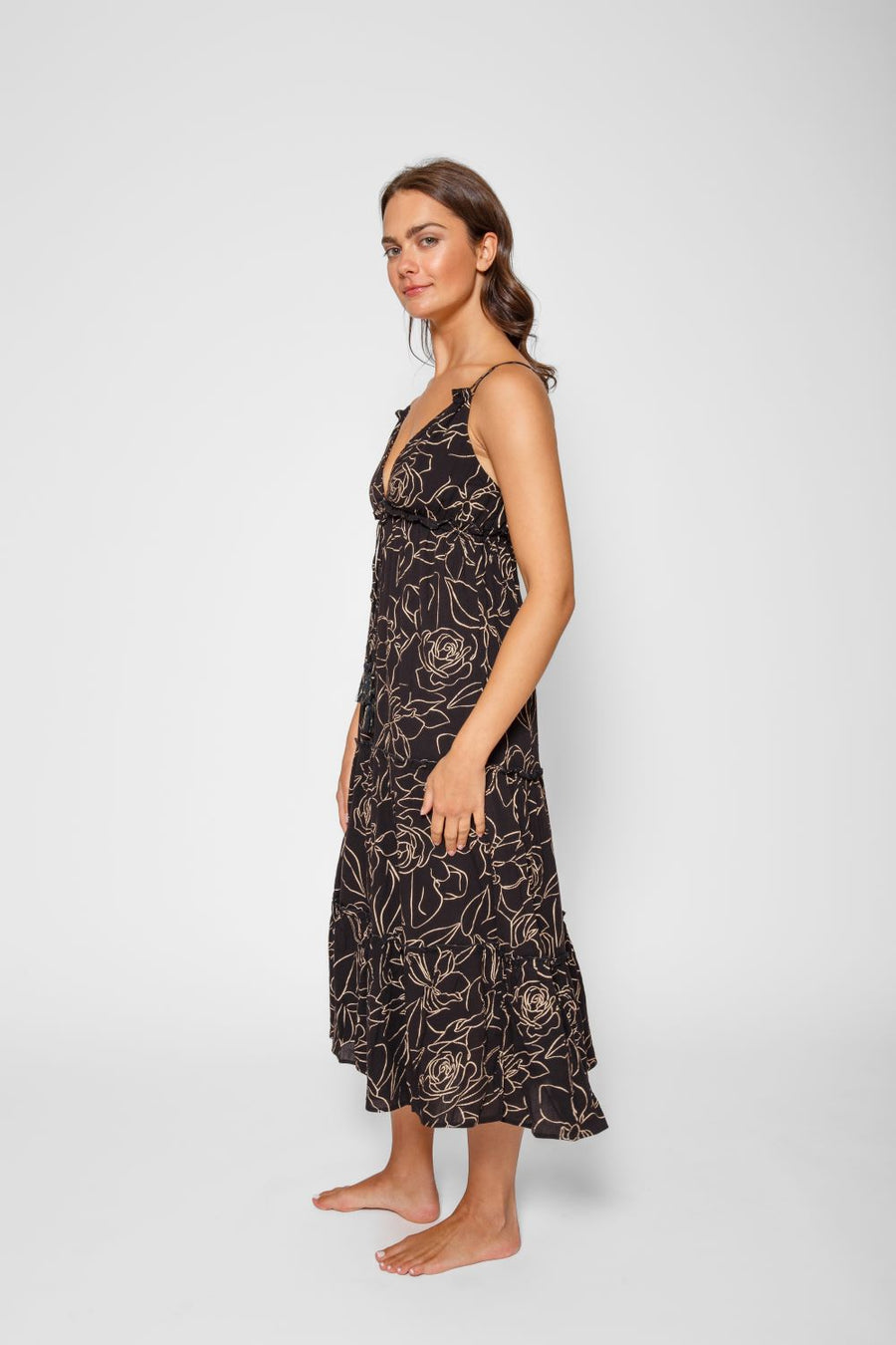 Robe à volants Miami Shine