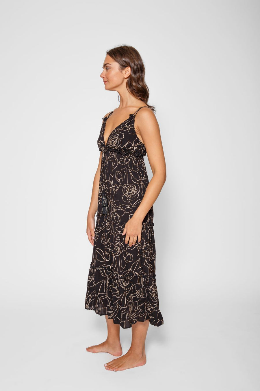 Robe à volants Miami Shine