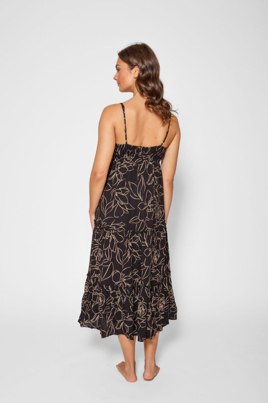 Robe à volants Miami Shine
