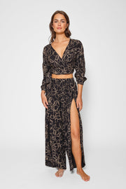 Miami Shine Split Leg Pants