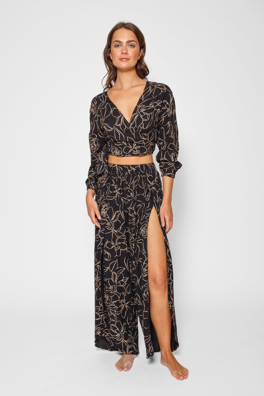 Miami Shine Split Leg Pants