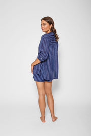 Marina Stripe Relaxed Button Up Shirt