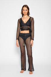 Zuma Pant Set in Black