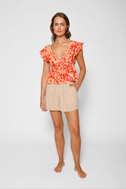 Miami Smocked Front Beach Shorts