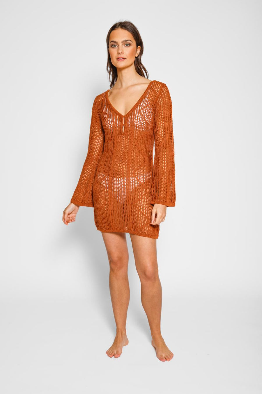 Robe au crochet Santorin