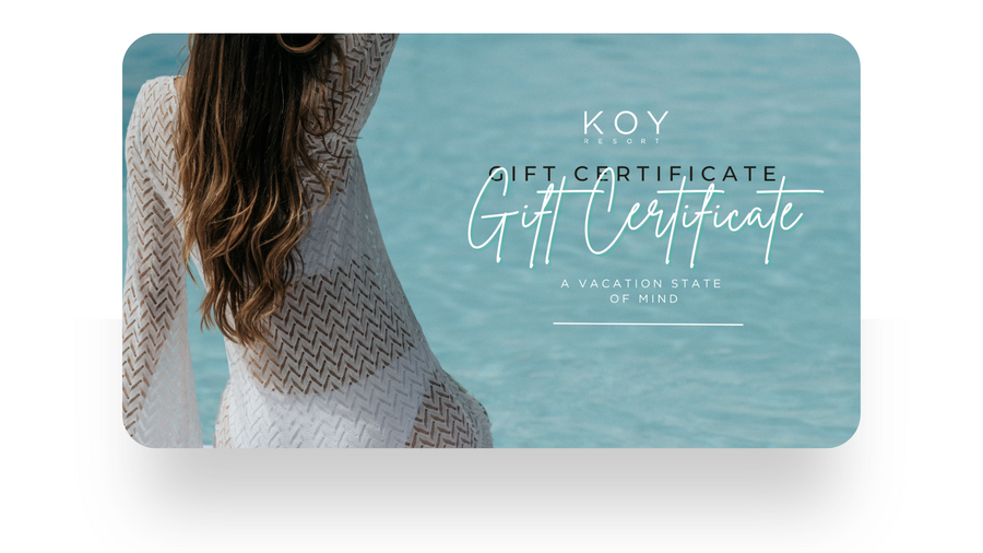 Koy Resort Gift Card