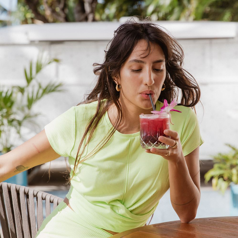 Lime & Hibiscus Margarita