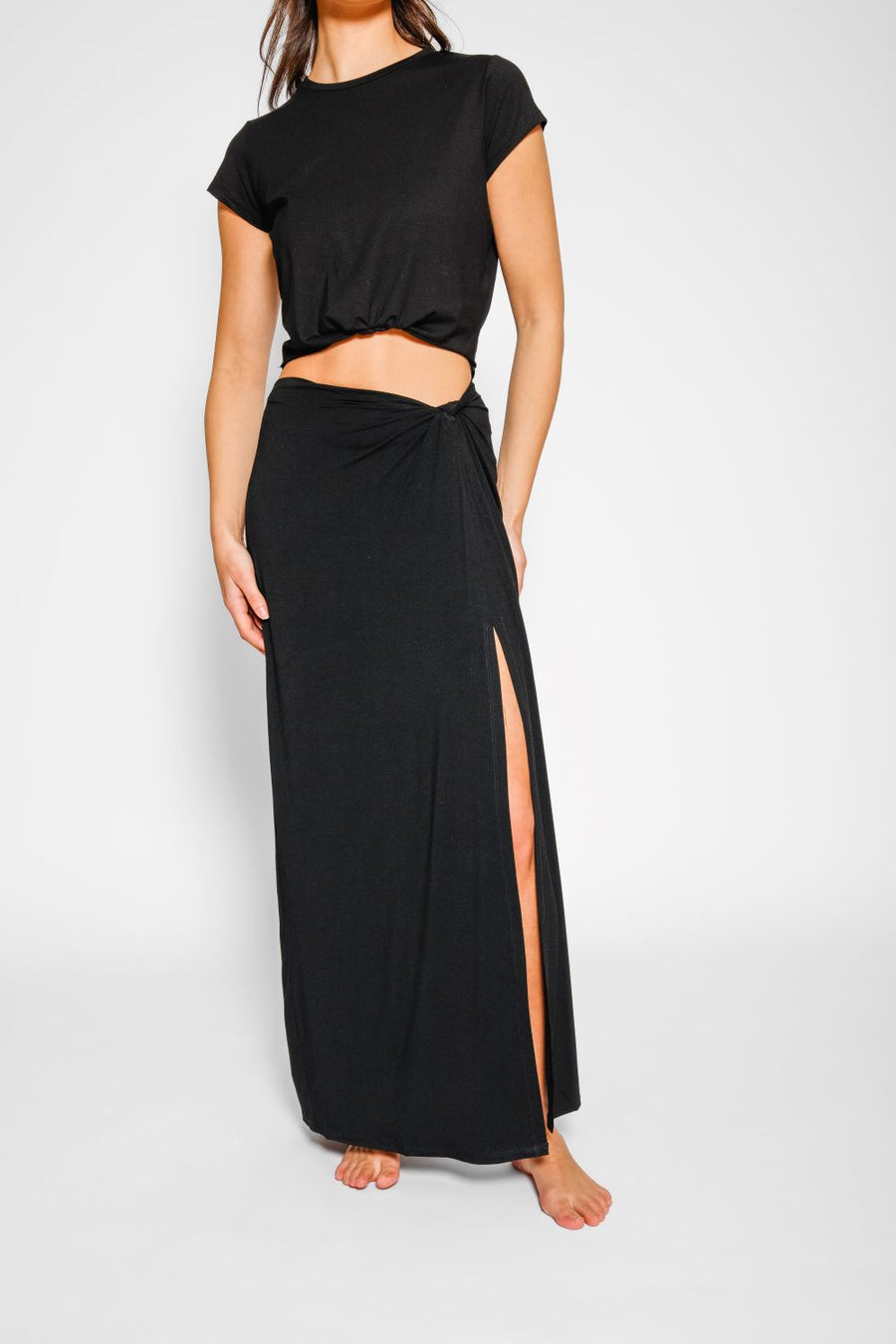 Laguna Rib Maxi Skirt