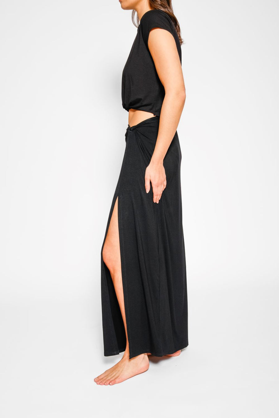 Laguna Rib Maxi Skirt