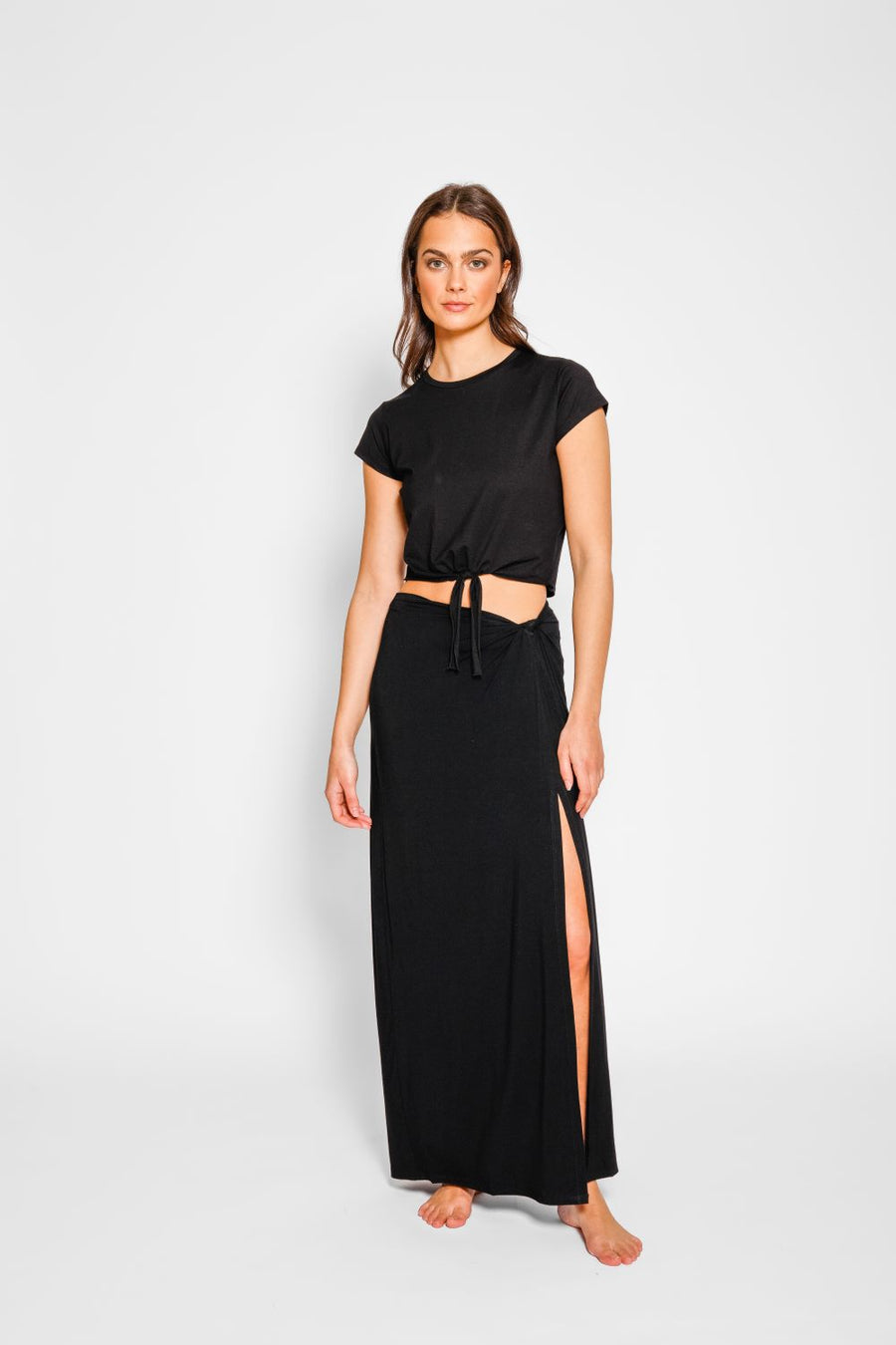 Laguna Rib Maxi Skirt