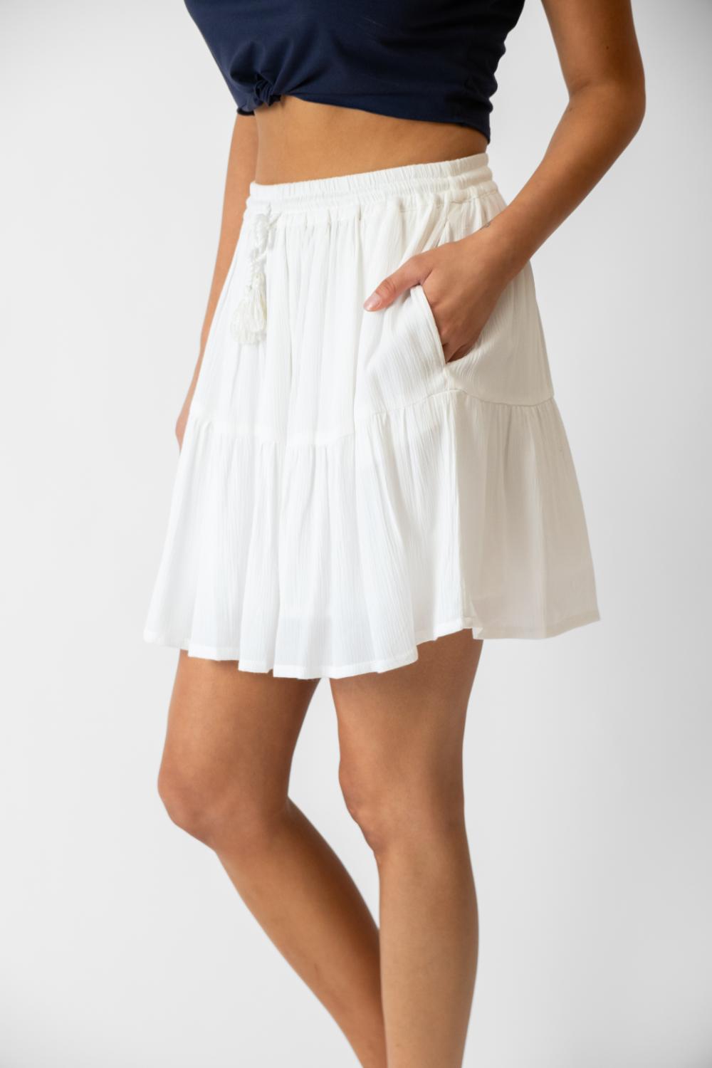 Miami Tiered Mini Skirt