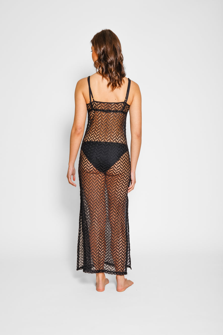 Zuma Crochet Beach Cover Up Slip Dress