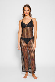 Zuma Crochet Beach Cover Up Slip Dress