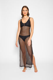 Zuma Crochet Beach Cover Up Slip Dress