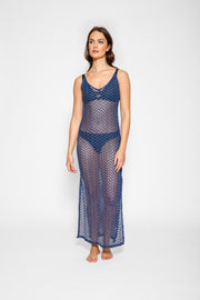 Zuma Crochet Beach Cover Up Slip Dress