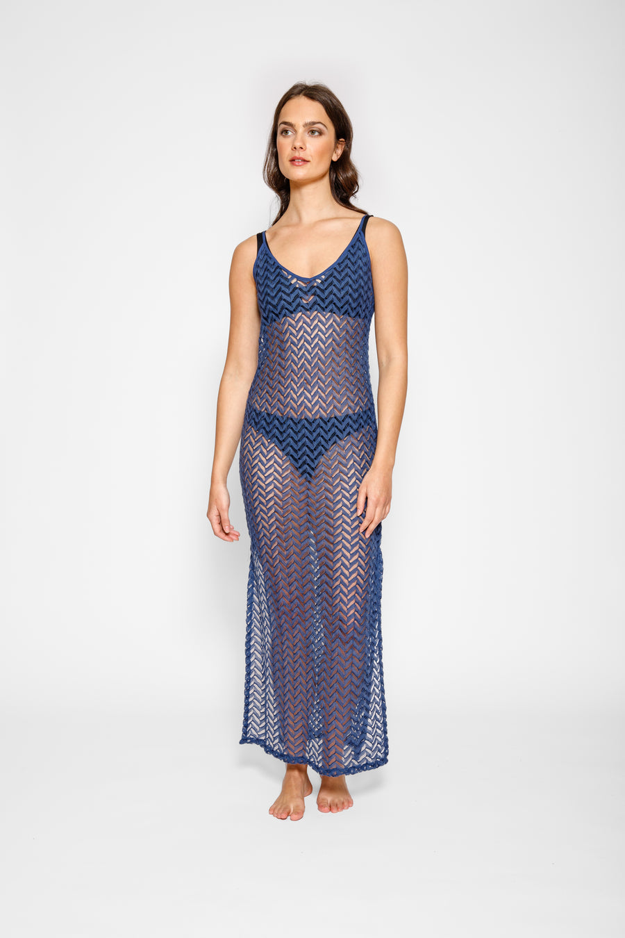 Zuma Crochet Beach Cover Up Slip Dress