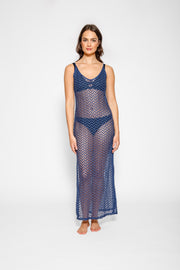 Zuma Crochet Beach Cover Up Slip Dress