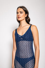 Zuma Crochet Beach Cover Up Slip Dress