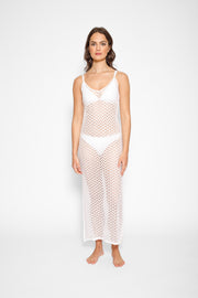 Zuma Crochet Beach Cover Up Slip Dress