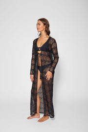 Flamenco Lace Long Cardigan