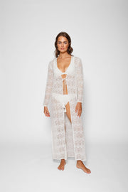 Flamenco Lace Long Cardigan