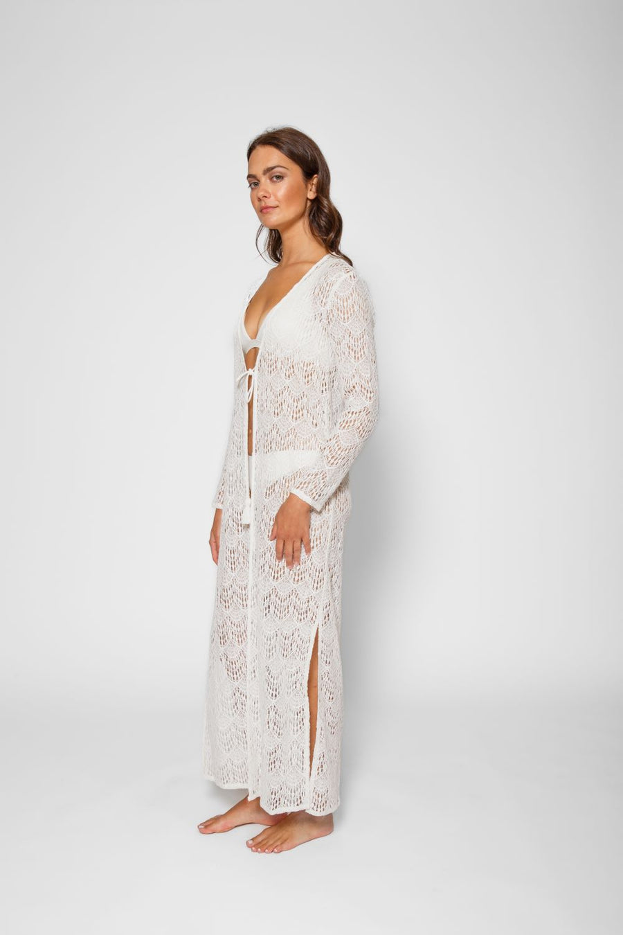 Flamenco Lace Long Cardigan