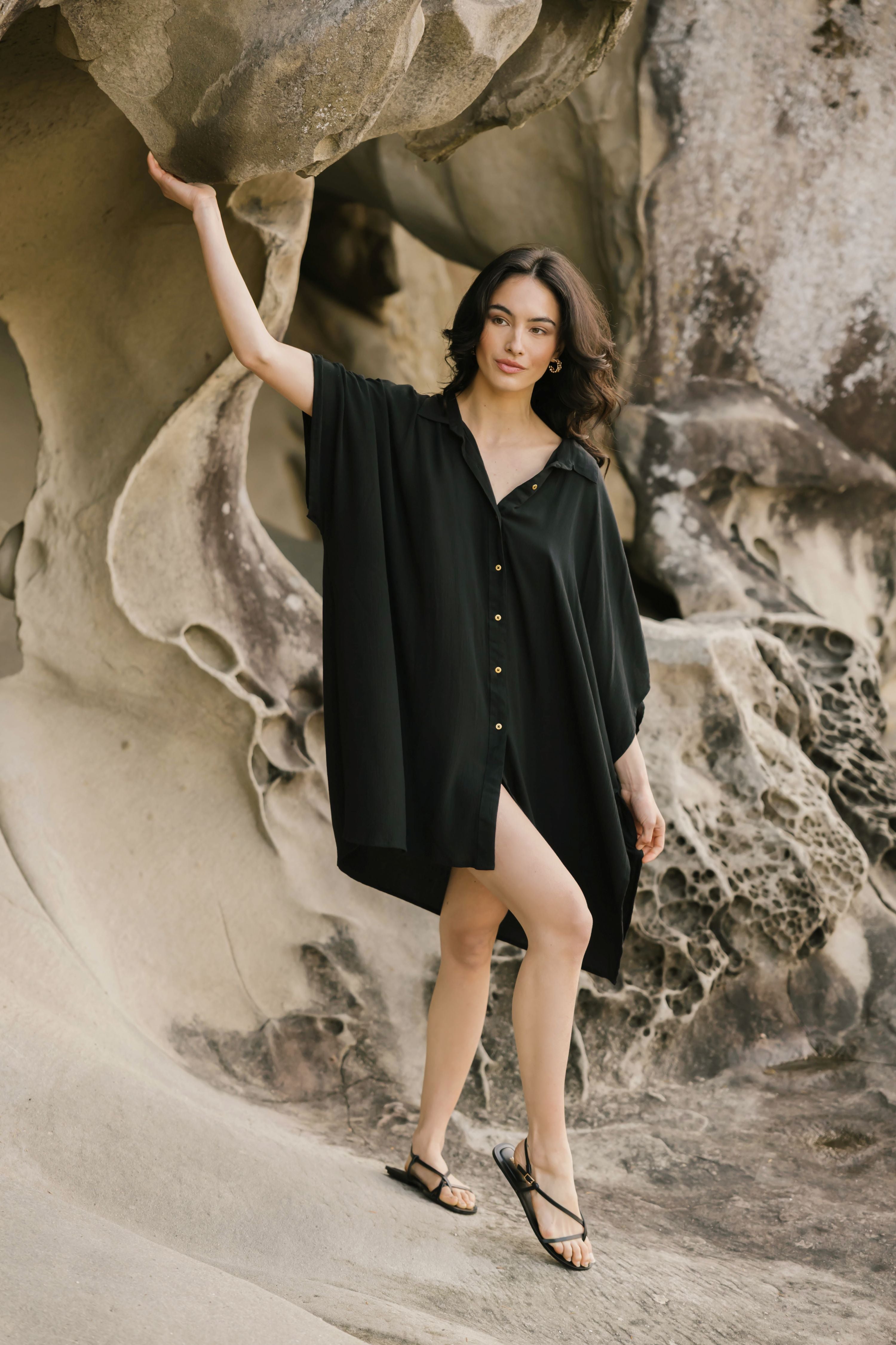 Miami Big Shirt Dress