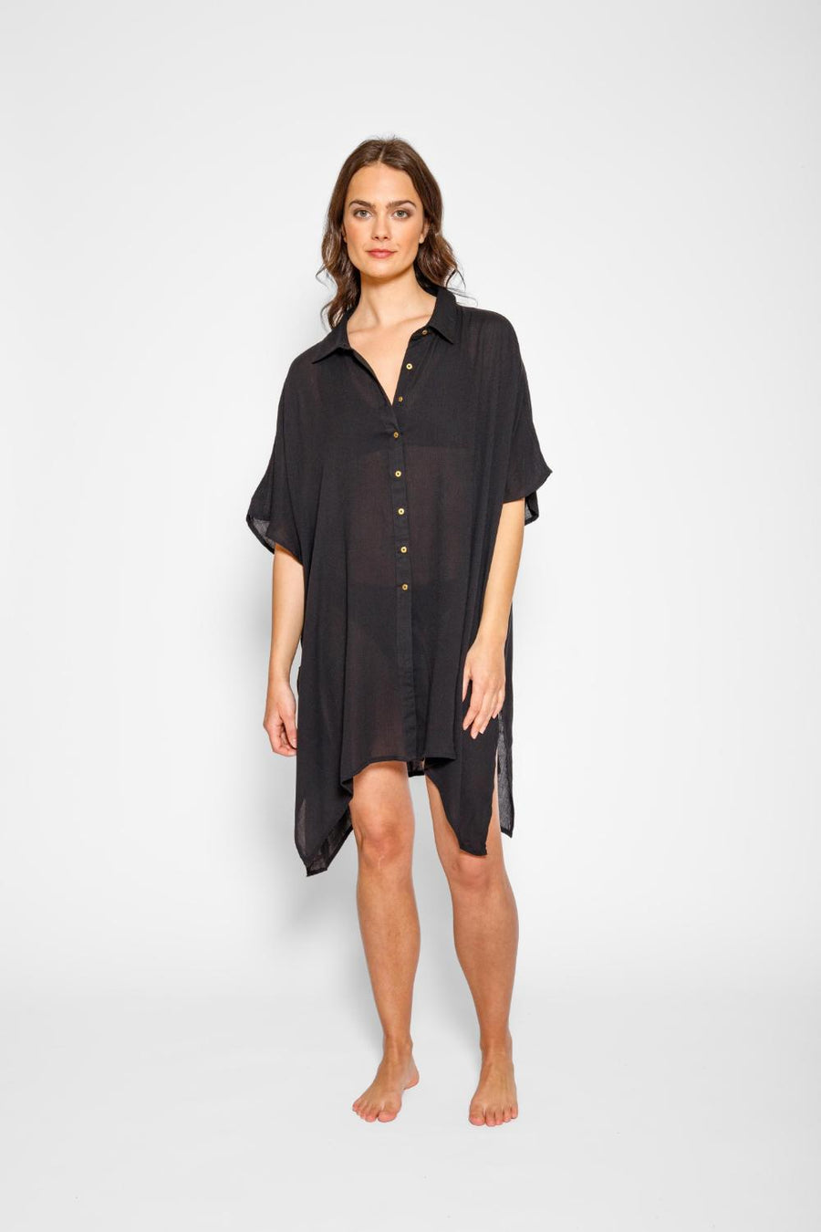 Robe grande chemise Miami