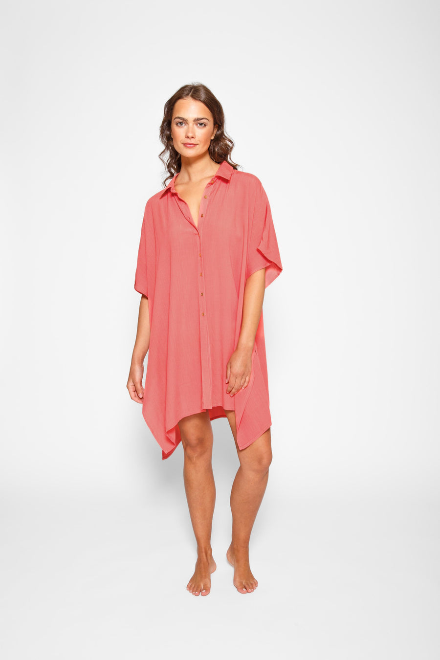 Robe grande chemise Miami