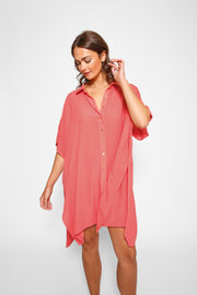 Robe grande chemise Miami