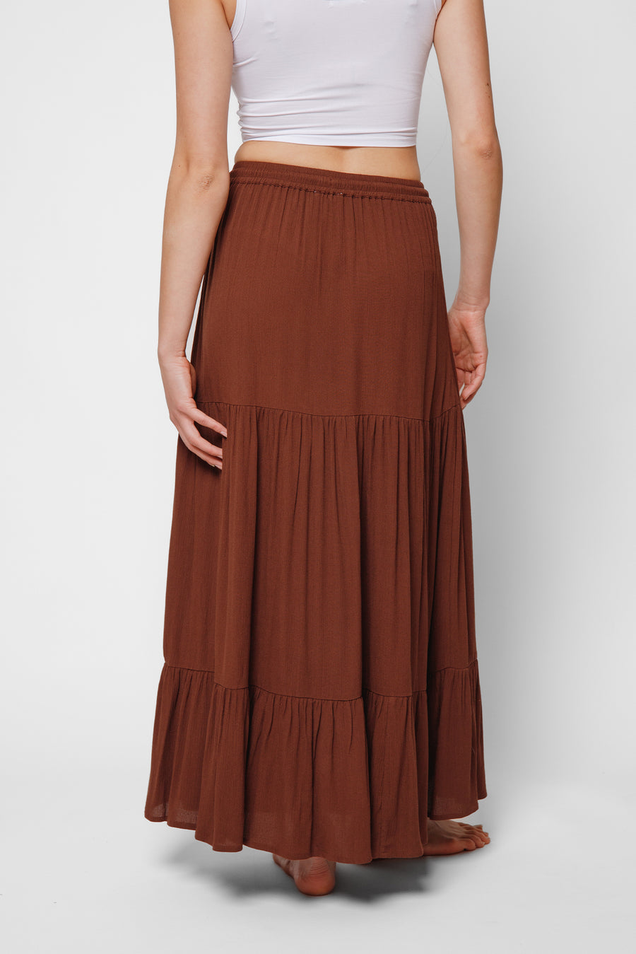 Miami Tiered Boho Maxi Skirt