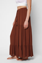 Miami Tiered Boho Maxi Skirt
