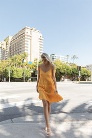 Miami Tiered Strappy Mini Dress