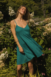 Miami Tiered Strappy Mini Dress