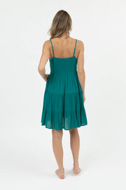 Miami Tiered Strappy Mini Dress