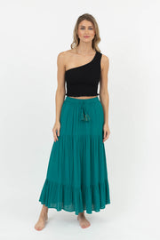 Miami Tiered Boho Maxi Skirt