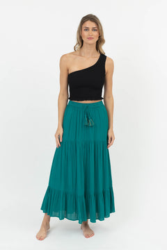 Miami Tiered Boho Maxi Skirt