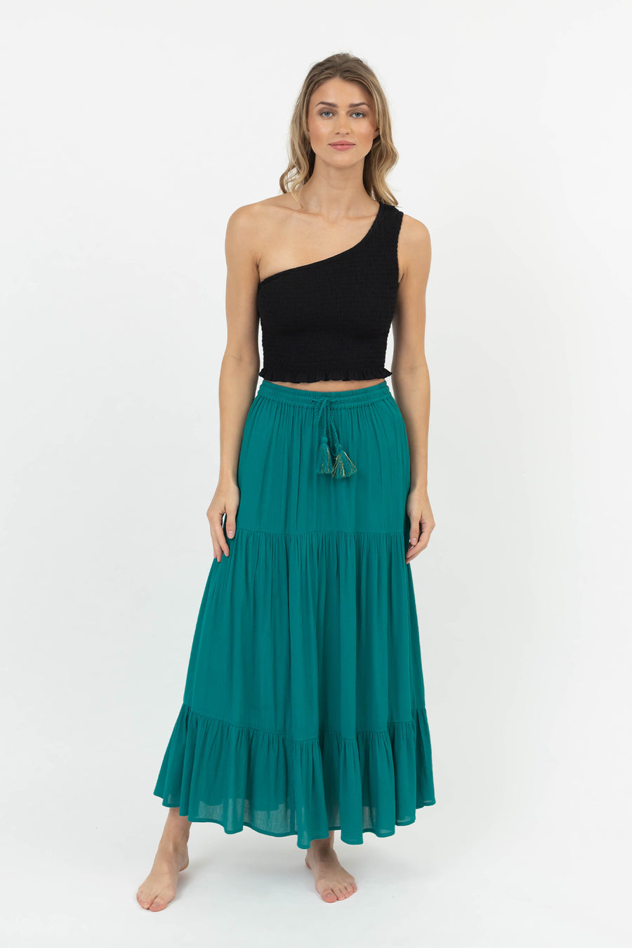 Miami Tiered Boho Maxi Skirt