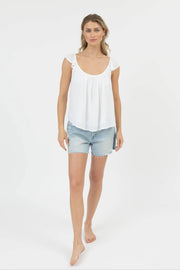 Miami Ruffle Strap Tank