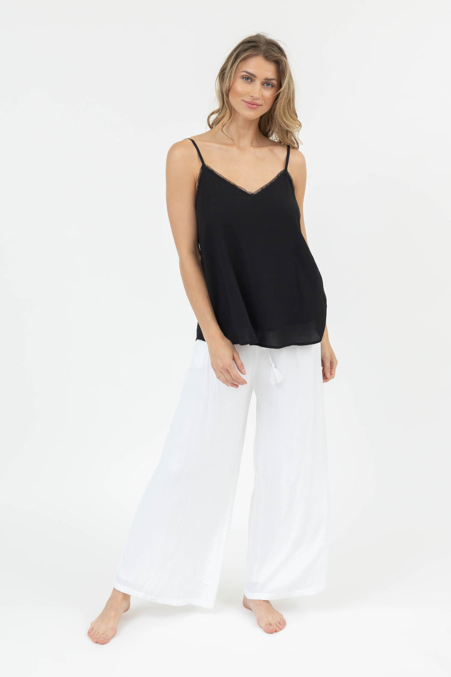 Miami Lace Trim Camisole