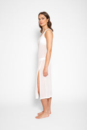 Escape Mesh Slip Midi Tank Dress