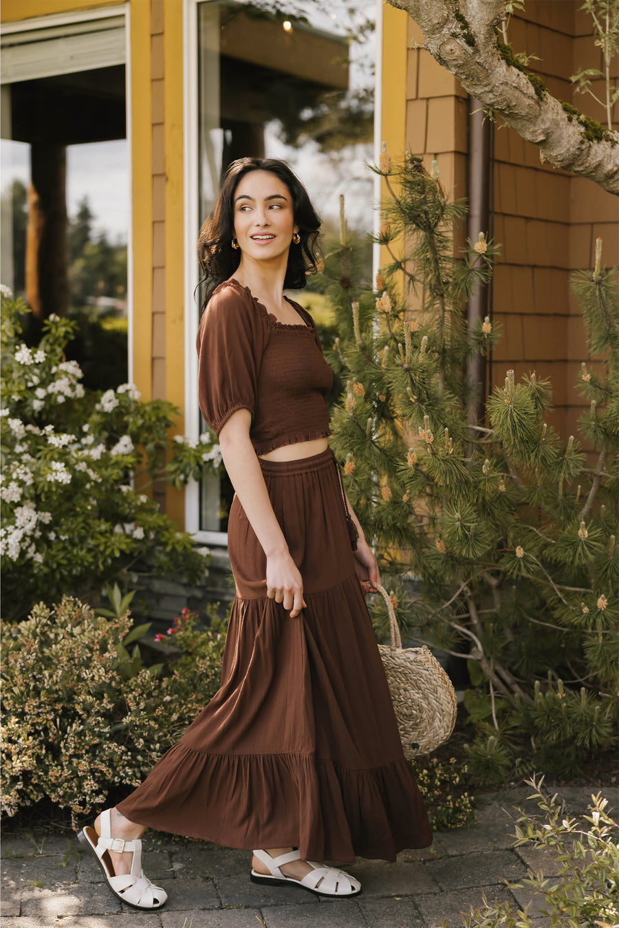 Miami Tiered Boho Maxi Skirt - Teal / S Miami Tiered Boho Maxi Skirt - Teal / S
