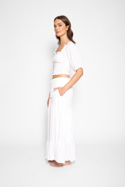 Ensemble jupe Miami en blanc