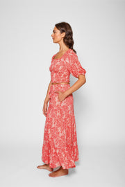 Haut court à smocks Bloom